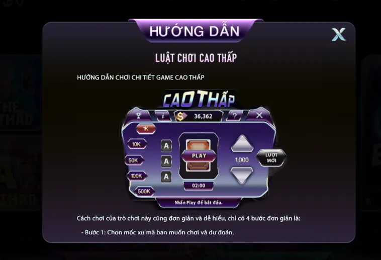 Cẩm Nang Thực Chiến Sảnh Minigame Cao Thấp Tại 789Club Săn Lợi Nhuận Khủng