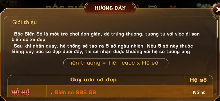 Tuyệt Chiêu Săn Biển Số VIP Tại Sảnh Minigame Bốc Biển Tại 789Club