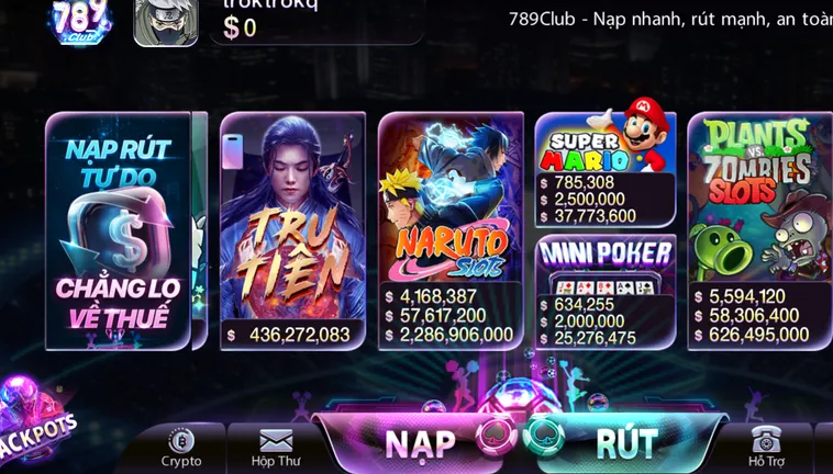Nổ Hũ 789Club Kỹ Thuật Điều Tốc Vòng Quay Thủ Công Hạ Gục Quỹ Jackpot Khủng