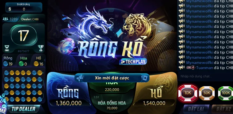 Bí Kíp Săn Thưởng Khủng Tại Sảnh Rồng Hổ Casino Tại 789Club Cho Cược Thủ